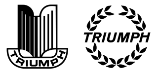 Triumph Old + Newer Logo - Black